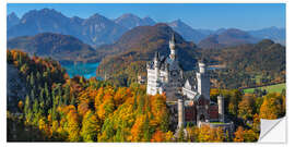 Sticker mural Neuschwanstein Castle in Autumn I