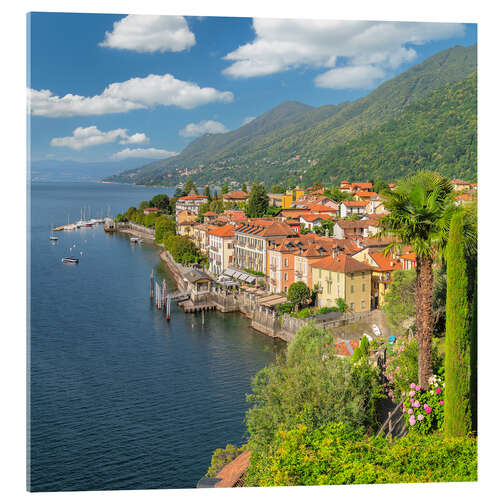 Akrylbilde Cannero Riviera at Lake Maggiore