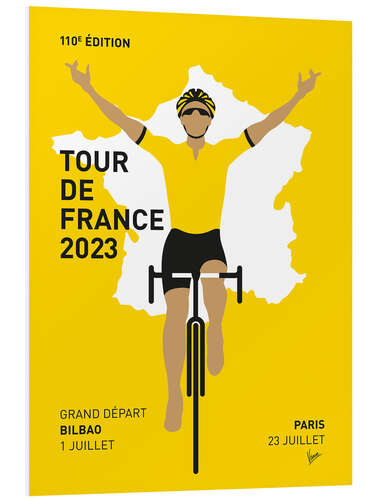 Foam board print Tour de France 2023