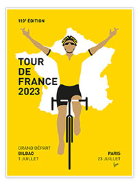 Wall print  Tour de France 2023 - Chungkong