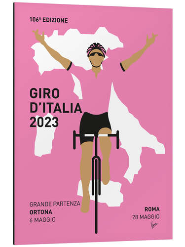 Aluminium print Giro d'Italia 2023