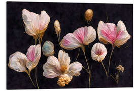 Akrylbillede Delicate Dried Flowers