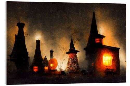 Acrylic print The Haunted Village