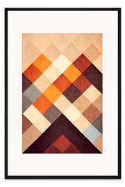 Gerahmter Kunstdruck Die Pyramide