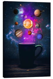 Canvastavla Space Galaxy Coffee Cup