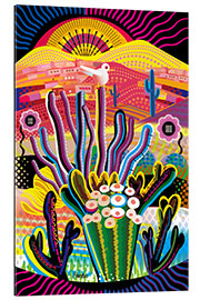 Gallery print Colourful Desert Landscape I