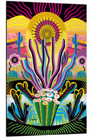 Magnettafel Bunte Wüstenlandschaft II