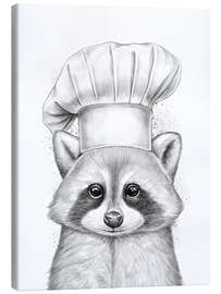 Canvas-taulu Raccoon Cook