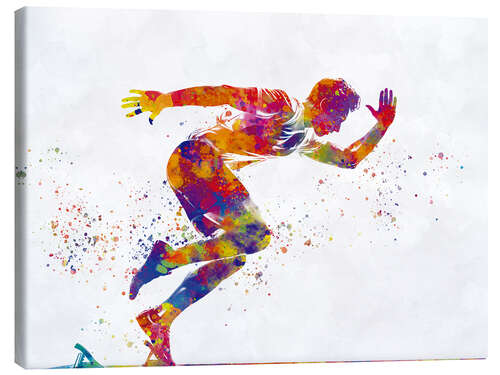 Canvas print Athletic Runner X