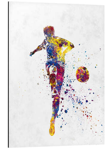 Aluminium print Soccer Player XXX