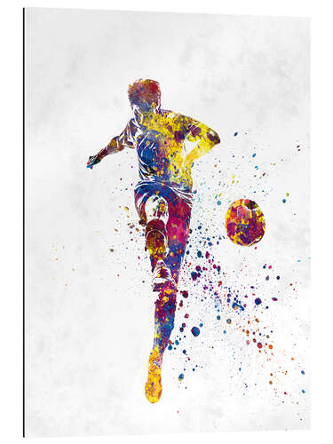 Tableau en plexi-alu Soccer Player XXX