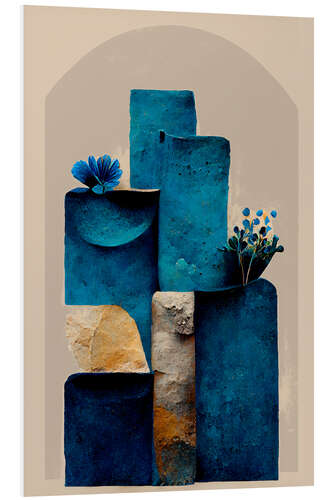 Foam board print Geometric Still Life I