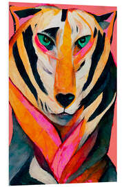 Foam board print The Tiger