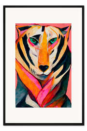 Gerahmter Kunstdruck Der Tiger