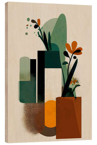 Puutaulu Geometric Still Life II