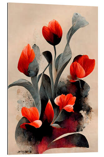 Gallery print Red Tulips