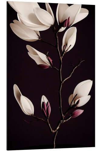 Tableau en aluminium Magnolia branch