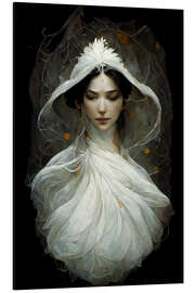 Magnettafel Woman with Hat