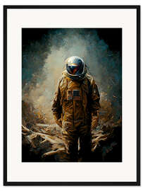 Gerahmter Kunstdruck Last Man on Earth