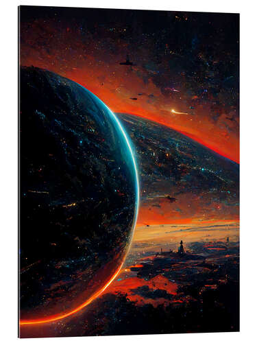 Gallery print Planets in Space I