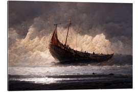 Gallery print Stranded Old Ship