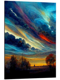 Aluminium print Fantasy in the Sky I