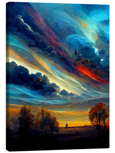 Canvas print Fantasy in the Sky I