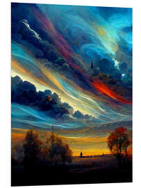 Foam board print Fantasy in the Sky I