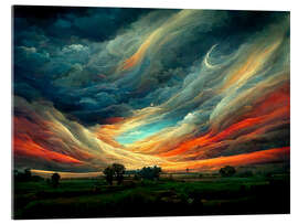 Acrylic print Fantasy in the Sky III