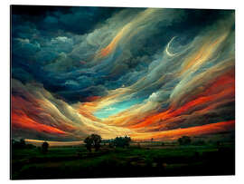 Aluminium print Fantasy in the Sky III