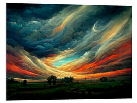 Tableau en PVC Fantasy in the Sky III