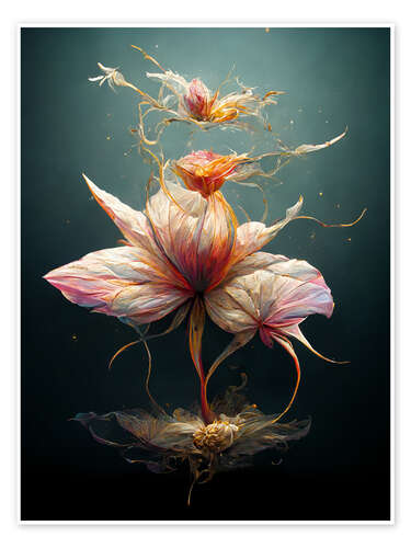 Poster Fantasy Flower II