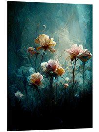 Aluminium print Forest Flowers II