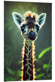 Foam board print Baby Giraffe