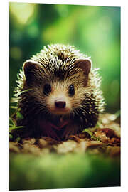 Foam board print Baby Hedgehog