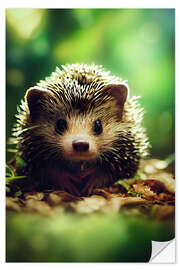 Wall sticker Baby Hedgehog