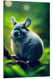 Magnettafel Baby Chinchilla