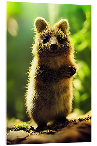 Acrylglas print Baby Quokka