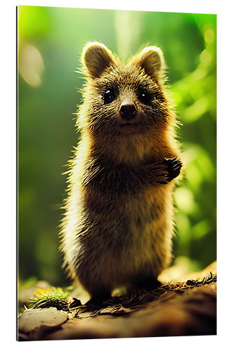 Tableau en plexi-alu Baby Quokka