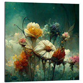 Aluminium print Wild Flowers I