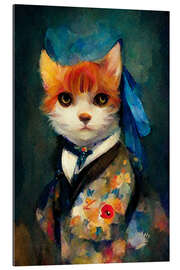 Gallery print Cat with Clothes