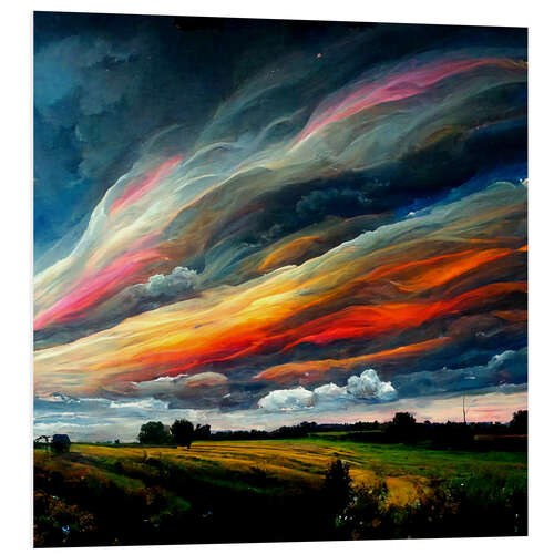 Foam board print Fantasy in the Sky V