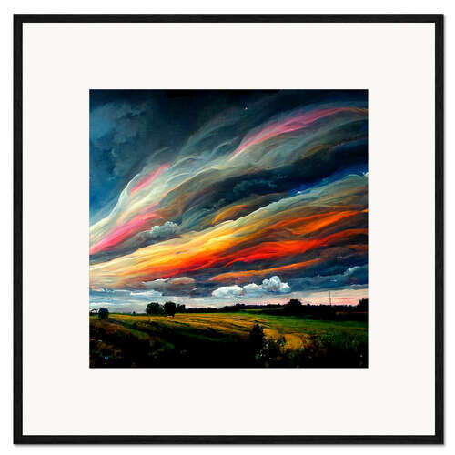 Framed art print Fantasy in the Sky V