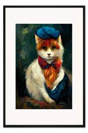 Gerahmter Kunstdruck Lovely Kitten