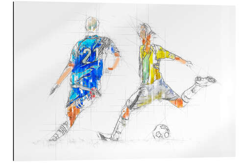 Gallery print Soccer player