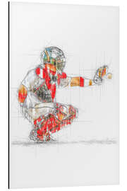 Magnettafel Baseball