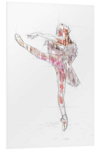 Foam board print Ballet Dancer