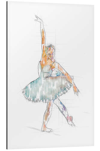 Tableau en aluminium Ballerina