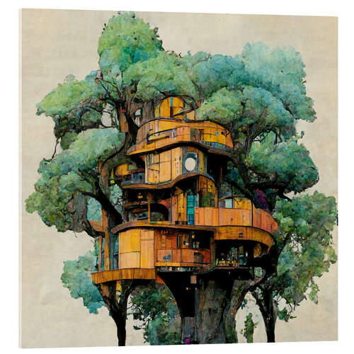 Acrylic print Treehouse II