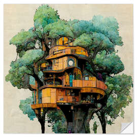 Sticker mural Treehouse II